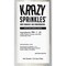 Krazy Sprinkles - White Mini Sprinkle Beads (1/2 Cup, 1x Jar) for Cakes, Ice Cream & Cookies